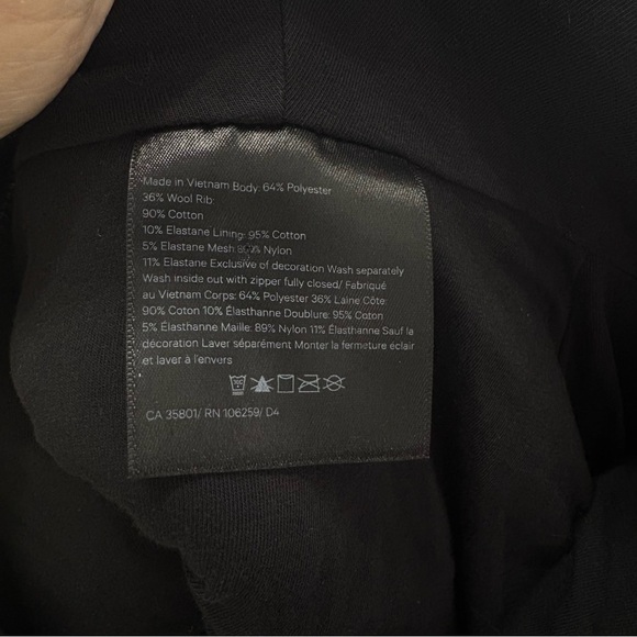 Lululemon Scuba Oversized Sherpa 1/2 Zip Pullover Black Hooded Size XS/Small - Picture 7 of 9